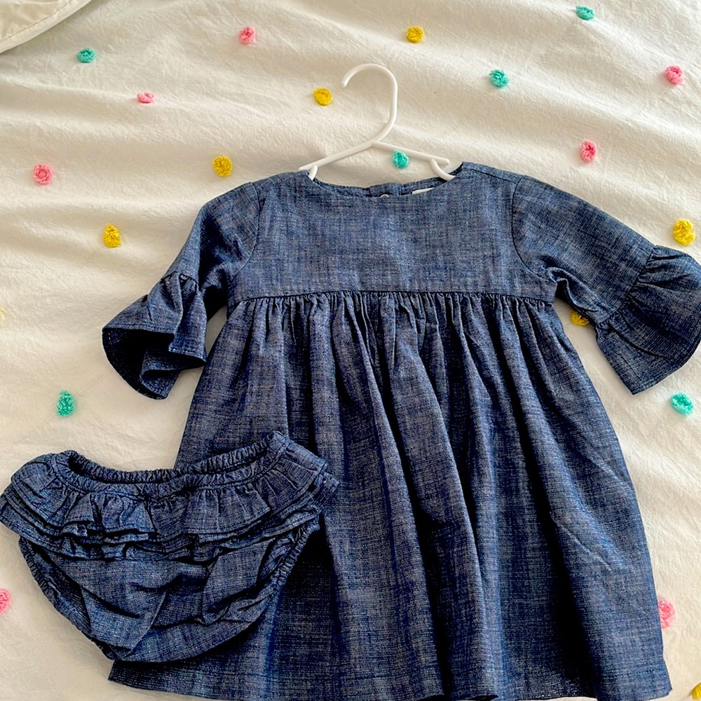 Barely Worn Adorable Gymboree Dress With Bloomers